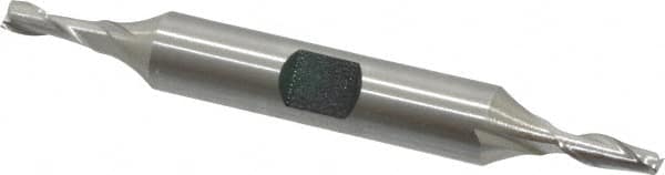 Square End Mill: 5/32'' Dia, 7/16'' LOC, 3/8'' Shank Dia, 3-1/8'' OAL, 2 Flutes, High Speed Steel MPN:E1050010