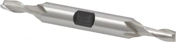 Square End Mill: 7/32'' Dia, 1/2'' LOC, 3/8'' Shank Dia, 3-1/8'' OAL, 2 Flutes, High Speed Steel MPN:E1050014