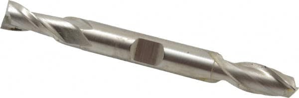 Square End Mill: 23/64'' Dia, 9/16'' LOC, 3/8'' Shank Dia, 3-1/8'' OAL, 2 Flutes, High Speed Steel MPN:E1050023