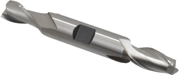 Square End Mill: 27/64'' Dia, 13/16'' LOC, 1/2'' Shank Dia, 3-3/4'' OAL, 2 Flutes, High Speed Steel MPN:E1050027