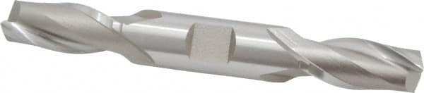 Square End Mill: 9/16'' Dia, 1-1/8'' LOC, 5/8'' Shank Dia, 4-1/2'' OAL, 2 Flutes, High Speed Steel MPN:E1050036