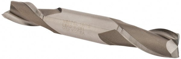 Square End Mill: 19/32'' Dia, 1-1/8'' LOC, 5/8'' Shank Dia, 4-1/2'' OAL, 2 Flutes, High Speed Steel MPN:E1050038