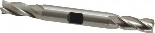 Square End Mill: 21/64'' Dia, 3/4'' LOC, 3/8'' Shank Dia, 3-1/2'' OAL, 4 Flutes, High Speed Steel MPN:E1051021