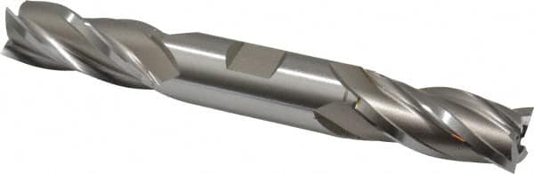 Square End Mill: 23/32'' Dia, 1-5/8'' LOC, 3/4'' Shank Dia, 5-5/8'' OAL, 4 Flutes, High Speed Steel MPN:E1051046