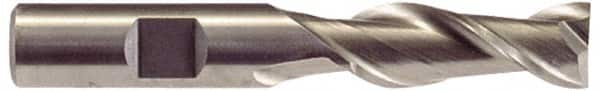 Square End Mill: 1-1/4'' Dia, 1-7/8'' LOC, 1-1/4'' Shank Dia, 4-1/2'' OAL, 2 Flutes, High Speed Steel MPN:E107011601