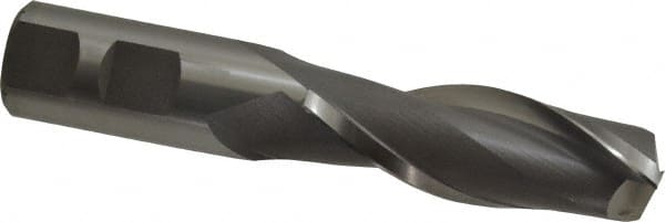 Square End Mill: 7/8'' Dia, 2-1/2'' LOC, 7/8'' Shank Dia, 4-3/4'' OAL, 2 Flutes, High Speed Steel MPN:E1080056
