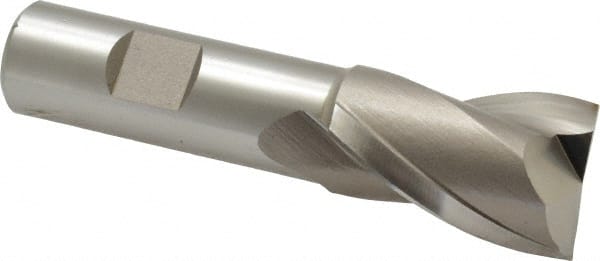 Square End Mill: 1'' Dia, 1-1/2'' LOC, 3/4'' Shank Dia, 3-3/4'' OAL, 2 Flutes, Cobalt MPN:E2030909