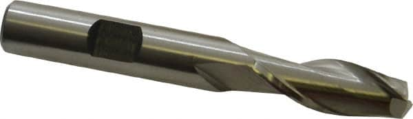 Square End Mill: 3/8'' Dia, 1'' LOC, 3/8'' Shank Dia, 2-3/4'' OAL, 2 Flutes, Cobalt MPN:E203302401