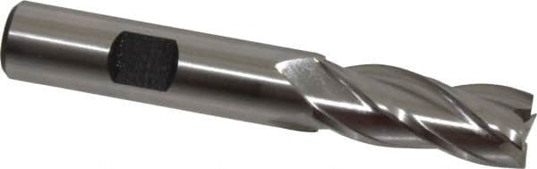 Square End Mill: 1/2'' Dia, 1-1/4'' LOC, 1/2'' Shank Dia, 3-1/4'' OAL, 4 Flutes, Cobalt MPN:E2039032