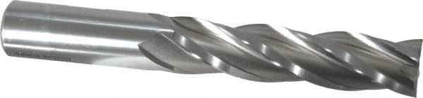 Square End Mill: 3/4'' Dia, 3'' LOC, 3/4'' Shank Dia, 5-1/4'' OAL, 4 Flutes, Cobalt MPN:E2040048