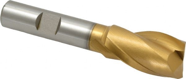 Square End Mill: 3/4'' Dia, 1-5/16'' LOC, 1/2'' Shank Dia, 3-5/16'' OAL, 2 Flutes, Cobalt MPN:E4030904