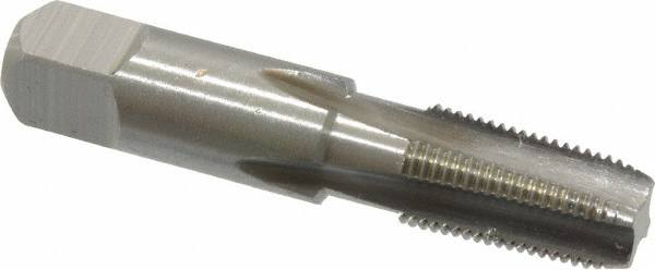 Standard Pipe Tap: 1/8-27, NPT, 4 Flutes, High Speed Steel, Bright/Uncoated MPN:G127036-S