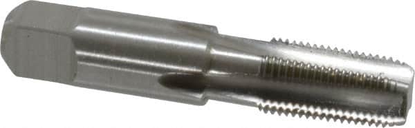 Standard Pipe Tap: 1/8-27, NPTF, 4 Flutes, High Speed Steel, Bright/Uncoated MPN:G127050-S