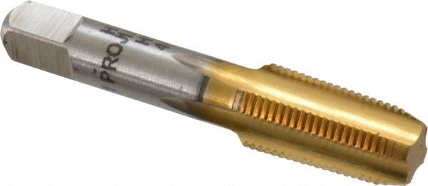 Standard Pipe Tap: 1/8-27, NPT, 4 Flutes, High Speed Steel, TiN Finish MPN:G837518T-S