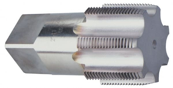 Standard Pipe Tap: 1-1/2 - 11-1/2, NPTF, 7 Flutes, High Speed Steel, TiCN Finish MPN:R127942C