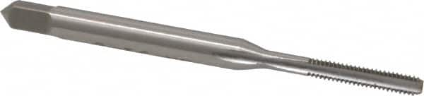 Straight Flute Tap: #2-56 UNC, 2 Flutes, Bottoming, 2B Class of Fit, High Speed Steel, Bright/Uncoated MPN:K008034AS