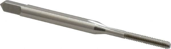 Straight Flute Tap: #2-56 UNC, 3 Flutes, Bottoming, 2B Class of Fit, High Speed Steel, Bright/Uncoated MPN:K008040AS