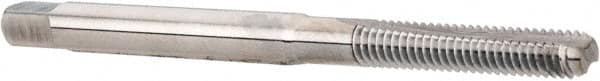 Straight Flute Tap: #5-40 UNC, 2 Flutes, Bottoming, 2B/3B Class of Fit, High Speed Steel, Bright/Uncoated MPN:K008113AS