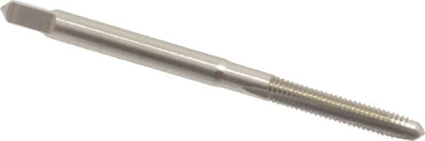 Straight Flute Tap: #5-44 UNF, 3 Flutes, Plug, 2B Class of Fit, High Speed Steel, Bright/Uncoated MPN:K008133AS