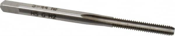 Straight Flute Tap: #5-44 UNF, 3 Flutes, Bottoming, 2B Class of Fit, High Speed Steel, Bright/Uncoated MPN:K008134AS