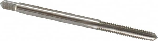 Straight Flute Tap: #6-40 UNF, 3 Flutes, Plug, 2B/3B Class of Fit, High Speed Steel, Bright/Uncoated MPN:K008172AS