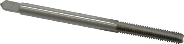 Straight Flute Tap: #6-40 UNF, 3 Flutes, Bottoming, 2B/3B Class of Fit, High Speed Steel, Bright/Uncoated MPN:K008173AS