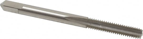 Straight Flute Tap: #8-32 UNC, 3 Flutes, Bottoming, 2B Class of Fit, High Speed Steel, Bright/Uncoated MPN:K008195AS