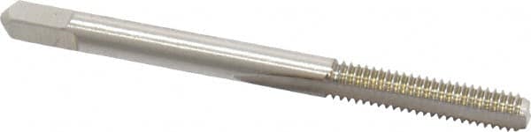 Straight Flute Tap: #8-32 UNC, 2 Flutes, Bottoming, 2B Class of Fit, High Speed Steel, Bright/Uncoated MPN:K008197AS