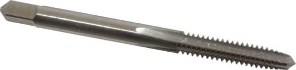 Straight Flute Tap: #10-24 UNC, 4 Flutes, Plug, High Speed Steel, Bright/Uncoated MPN:K008225AS