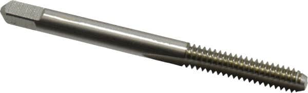 Straight Flute Tap: #10-24 UNC, 2 Flutes, Bottoming, High Speed Steel, Bright/Uncoated MPN:K008232AS