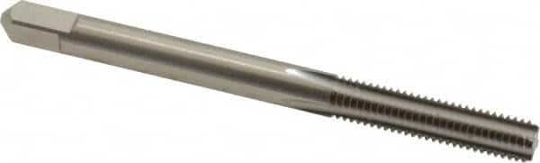 Straight Flute Tap: #10-32 UNF, 4 Flutes, Bottoming, 3B Class of Fit, High Speed Steel, Bright/Uncoated MPN:K008262AS