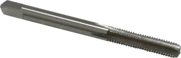 Straight Flute Tap: #10-32 UNF, 4 Flutes, Bottoming, 2B Class of Fit, High Speed Steel, Bright/Uncoated MPN:K008269AS