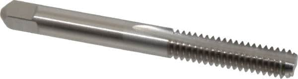 Straight Flute Tap: 1/4-20 UNC, 2 Flutes, Bottoming, 3B Class of Fit, High Speed Steel, Bright/Uncoated MPN:K008325AS