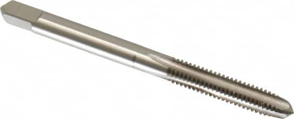 Straight Flute Tap: M5x0.90 Metric Special, 4 Flutes, Plug, High Speed Steel, Bright/Uncoated MPN:K025182AS