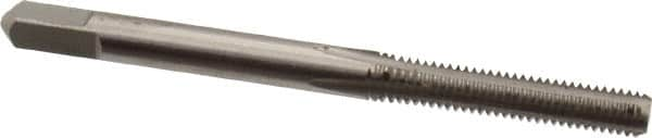 Straight Flute Tap: M4x0.70 Metric Coarse, 4 Flutes, Bottoming, 6H Class of Fit, High Speed Steel, Bright/Uncoated MPN:K027730AS