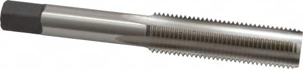 Straight Flute Tap: M12x1.25 Metric Fine, 4 Flutes, Bottoming, High Speed Steel, Bright/Uncoated MPN:K027770AS