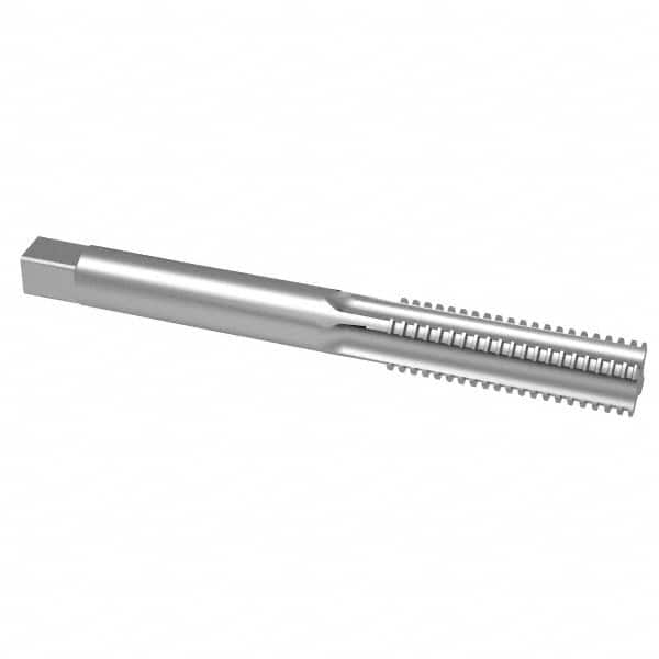 Straight Flutes Tap: Metric Coarse, 4 Flutes, Bottoming, 6H, High Speed Steel, Bright/Uncoated MPN:K027774AS