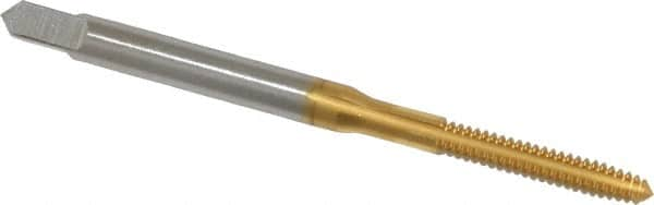 Thread Forming Tap: #4-40 UNC, 2B & 3B Class of Fit, Plug, High-Speed Steel, Titanium Nitride Coated MPN:K010314AS25