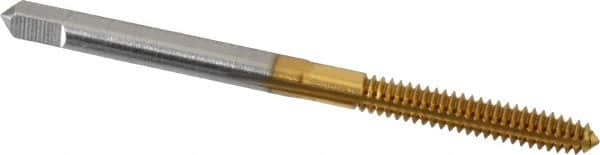 Thread Forming Tap: #6-32 UNC, 2B Class of Fit, Plug, High-Speed Steel, Titanium Nitride Coated MPN:K010330AS25