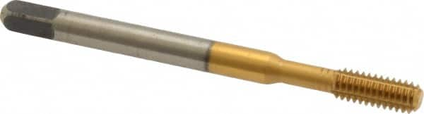 Thread Forming Tap: #8-32 UNC, 2B Class of Fit, Bottoming, High-Speed Steel, Titanium Nitride Coated MPN:K010341AS25