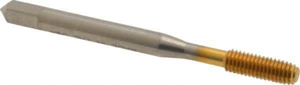 Thread Forming Tap: #10-32 UNF, Bottoming, High-Speed Steel, Titanium Nitride Coated MPN:K010355AS25