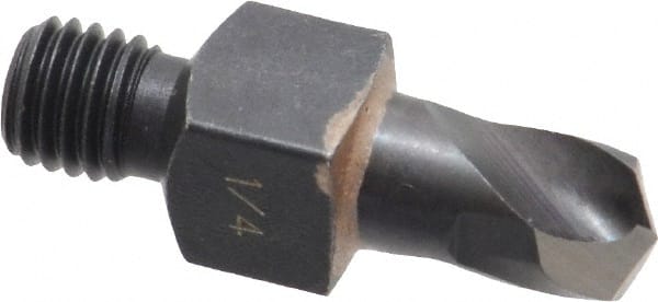 Threaded Shank Drill Bit: 1/4