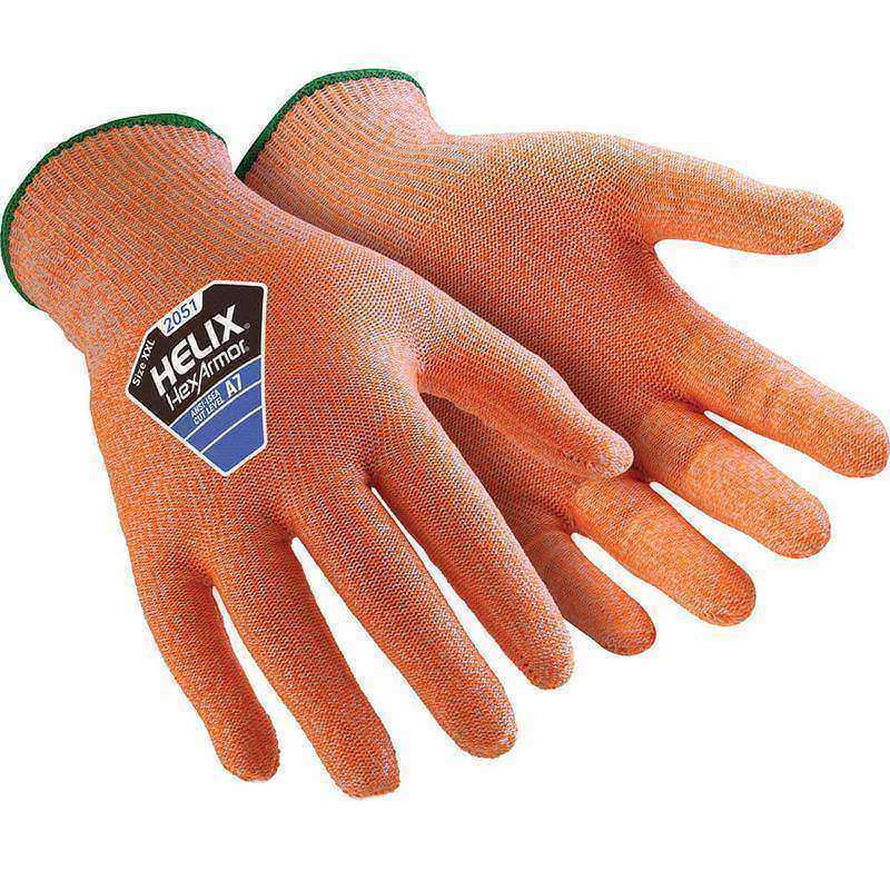 Cut & Puncture-Resistant Gloves: Size XL, ANSI Cut A7, ANSI Puncture 3, HPPE, Nylon & Glass MPN:2051-XL (10)