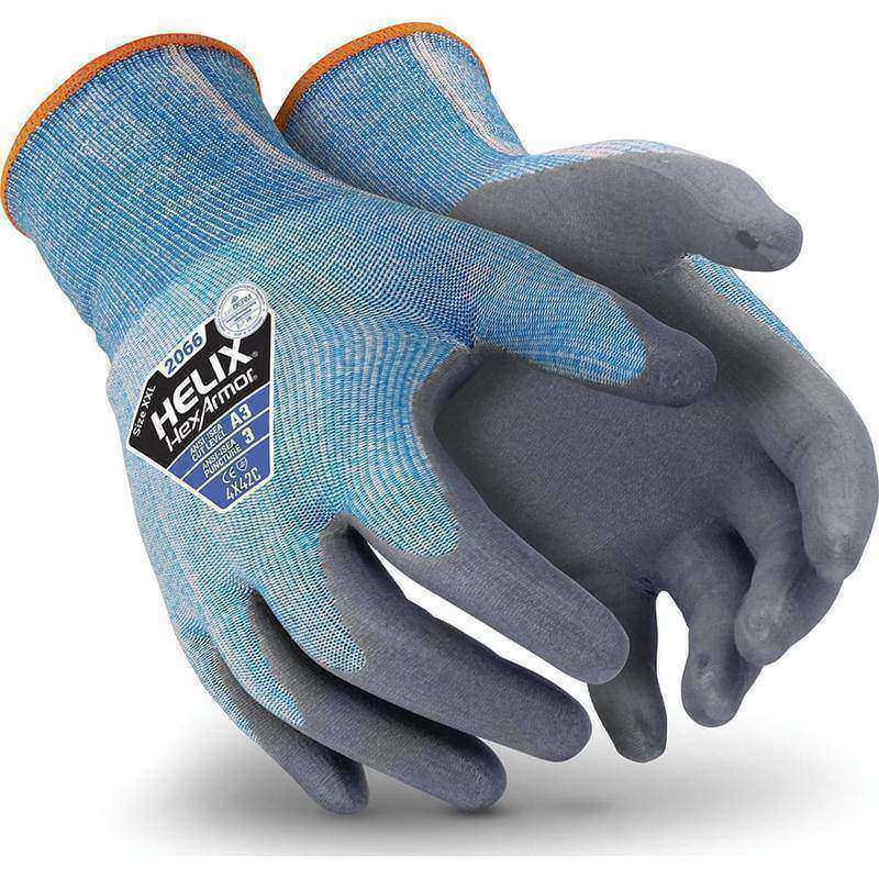 Cut & Puncture-Resistant Gloves: Size XS, ANSI Cut A3, ANSI Puncture 3, Abrasion Level 6, Nitrile, Dyneema MPN:2066-XS (6)