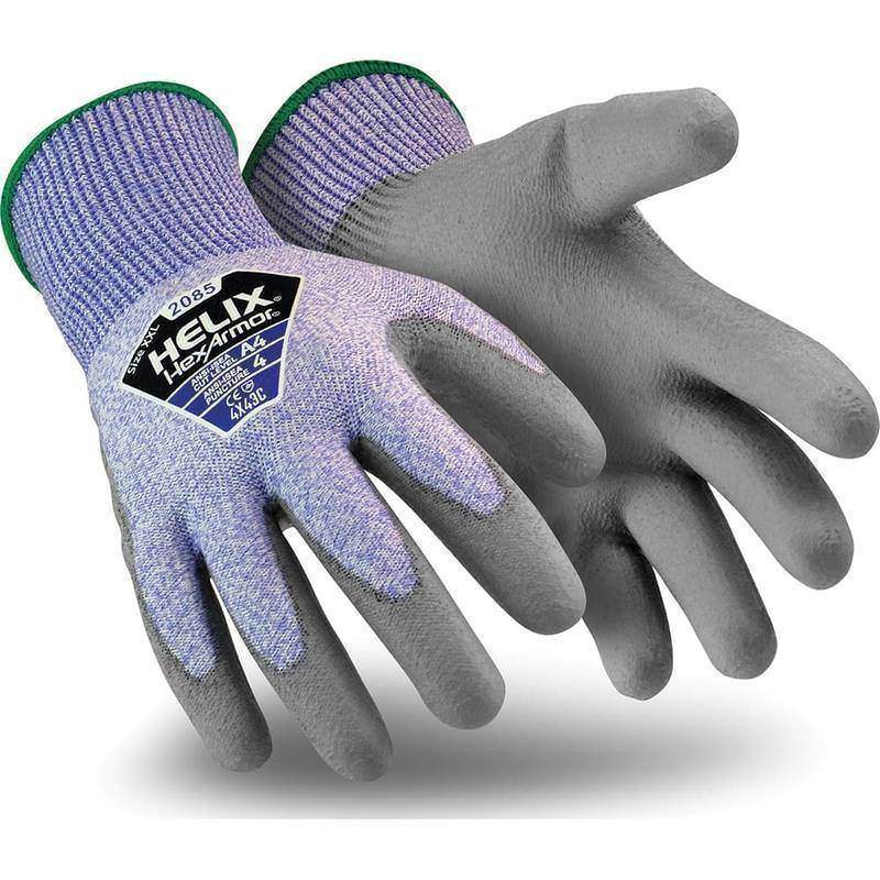 Cut & Puncture-Resistant Gloves: Size XS, ANSI Cut A4, ANSI Puncture 3, Polyurethane, HPPE MPN:2085-XS (6)