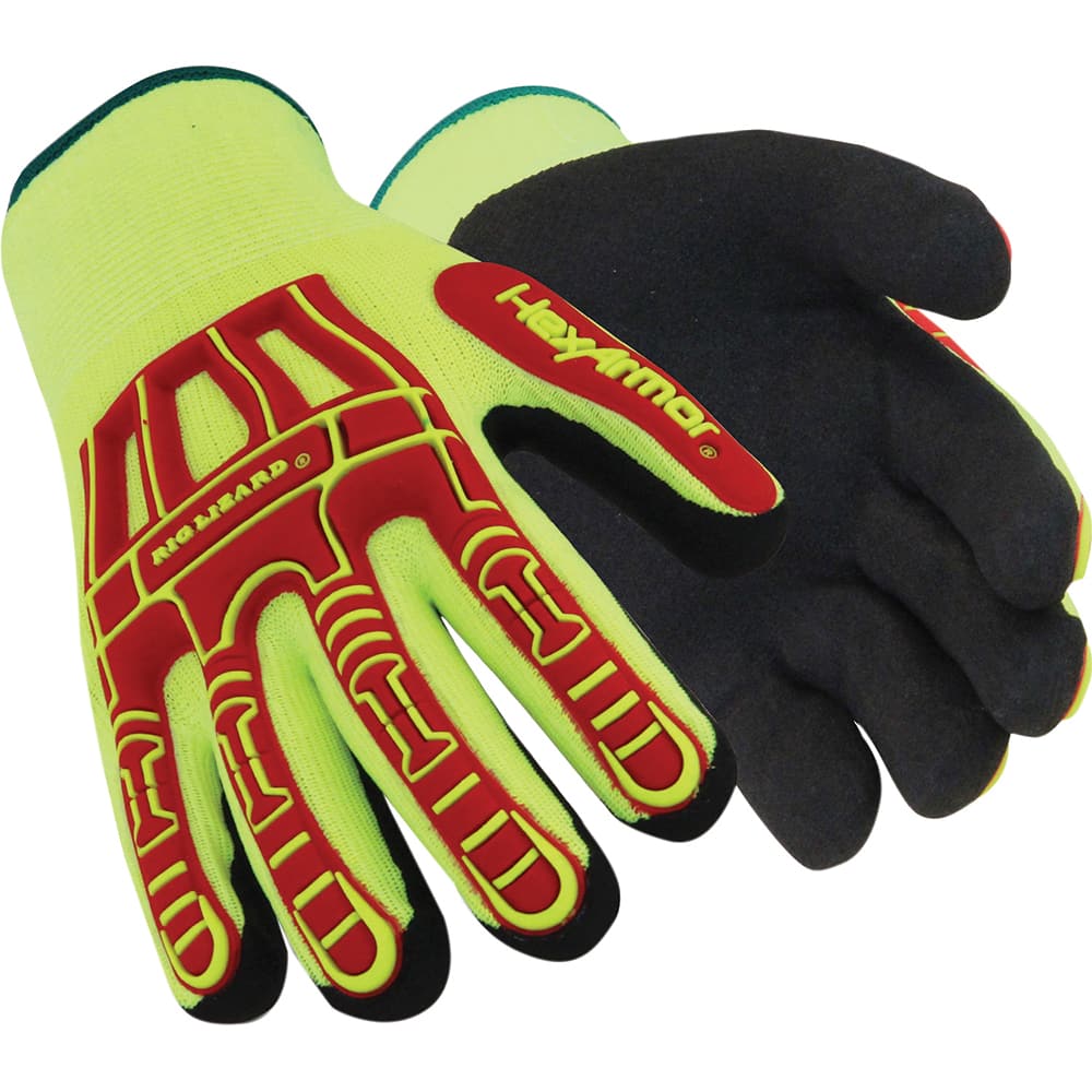 Cut & Puncture-Resistant Gloves: Size 2XL, ANSI Cut A6, ANSI Puncture 4, Sandy Nitrile, Acrylic & Fiberglass Blend MPN:2091-XXL (11)