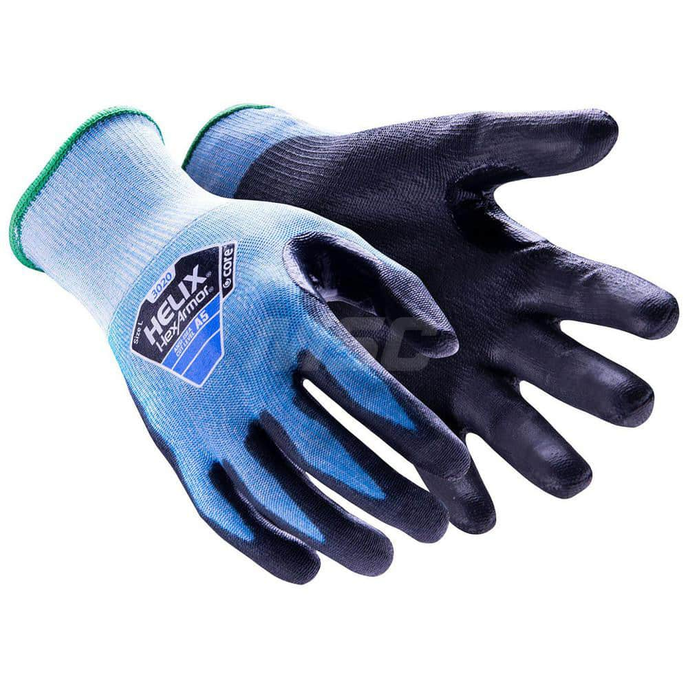 Cut, Puncture & Abrasive-Resistant Gloves: Size M, ANSI Cut A5, ANSI Puncture 4, Polyurethane, HPPE Blend MPN:3020-M (8)