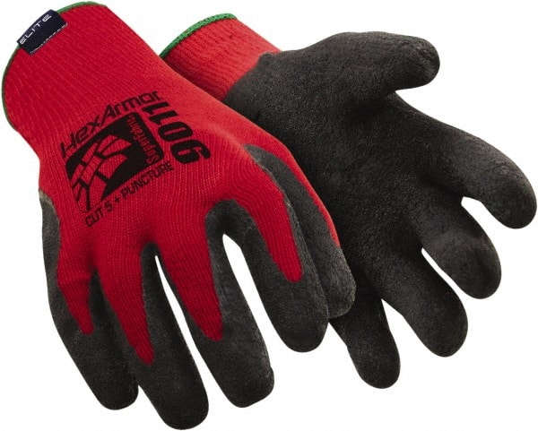 Cut & Puncture-Resistant Gloves: Size 2XL, ANSI Cut A7, ANSI Puncture 4, Latex & Rubber, Kevlar MPN:9011-XXL (11)