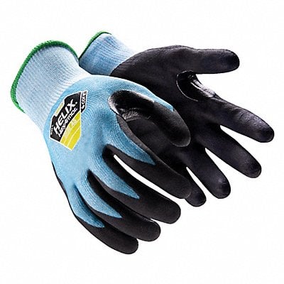 Safety Gloves Knit A5 L Black/Blue PR MPN:3022-L (9)