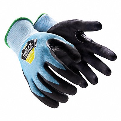 Safety Gloves Knit A5 M Black/Blue PR MPN:3022-M (8)